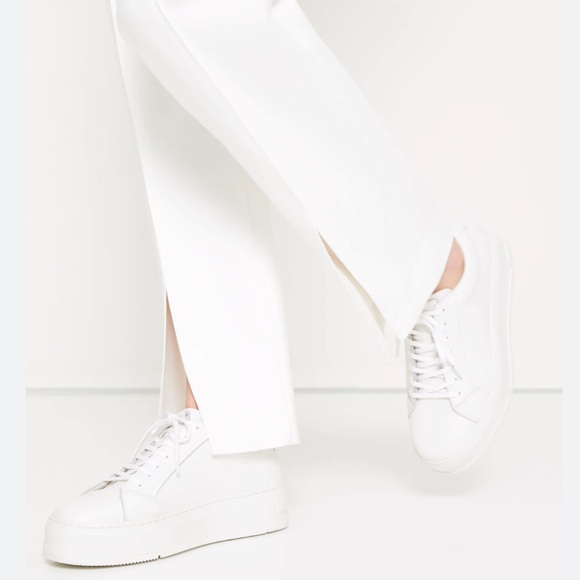 VAGABOND Judy platform Sneakers white leather size 10 $160 - Picture 6 of 16